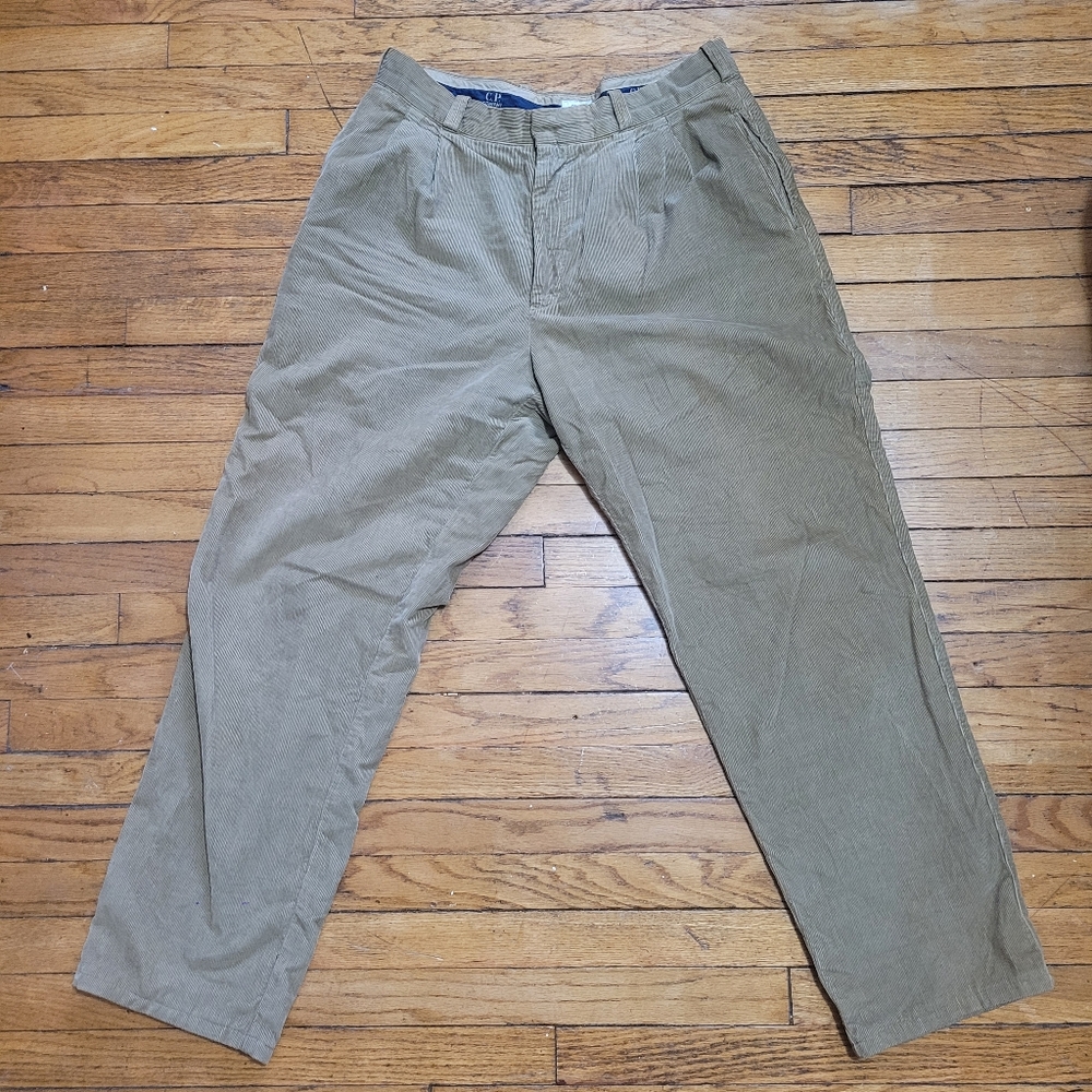 Vtg 90/00s CP Company 34 Beige Corduroy Pants Stone Island Osti